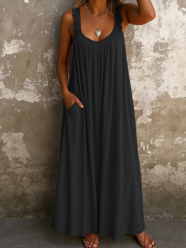 Damen Sommerliches Maxikleid Drune
