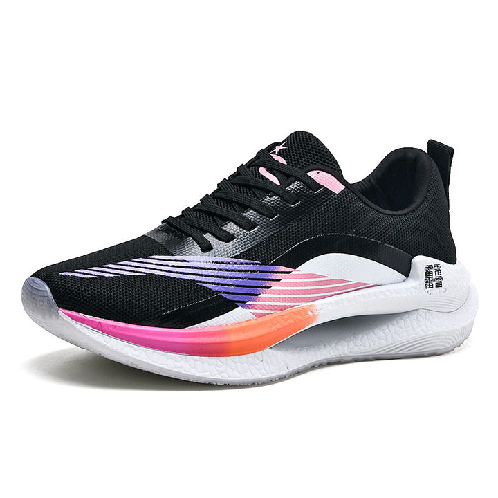 Unisex leichte Dämpfungs-Laufschuhe mit atmungsaktivem Mesh-Oberteil, seitlicher Energielaufsohle und Fersen-Zuglasche Drune