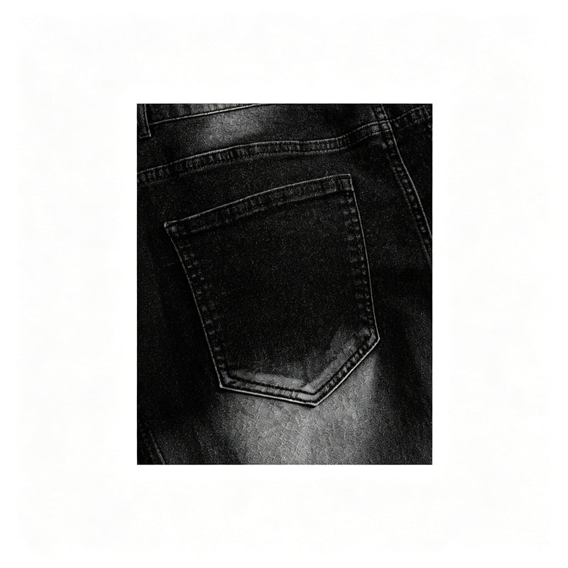 Herren Modische Ripped Jeanshose Drune