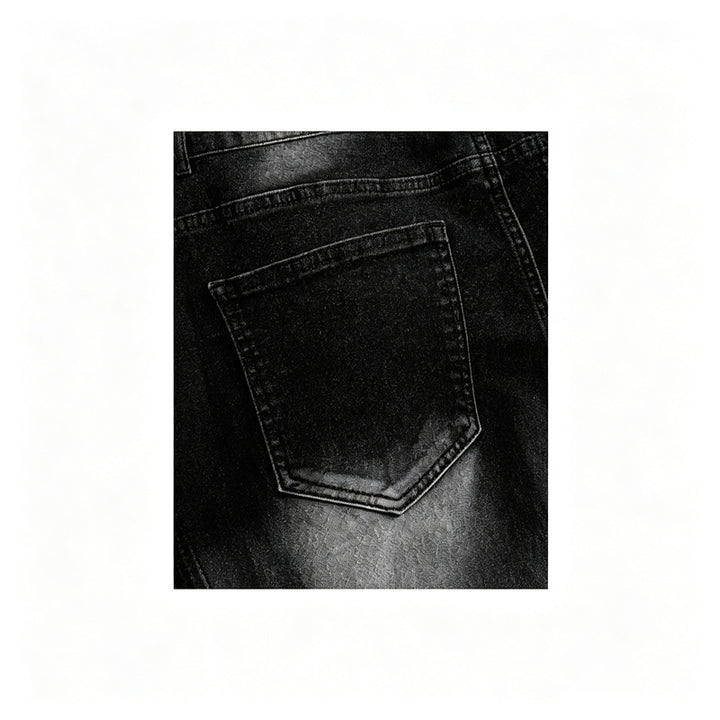 Herren Modische Ripped Jeanshose Drune