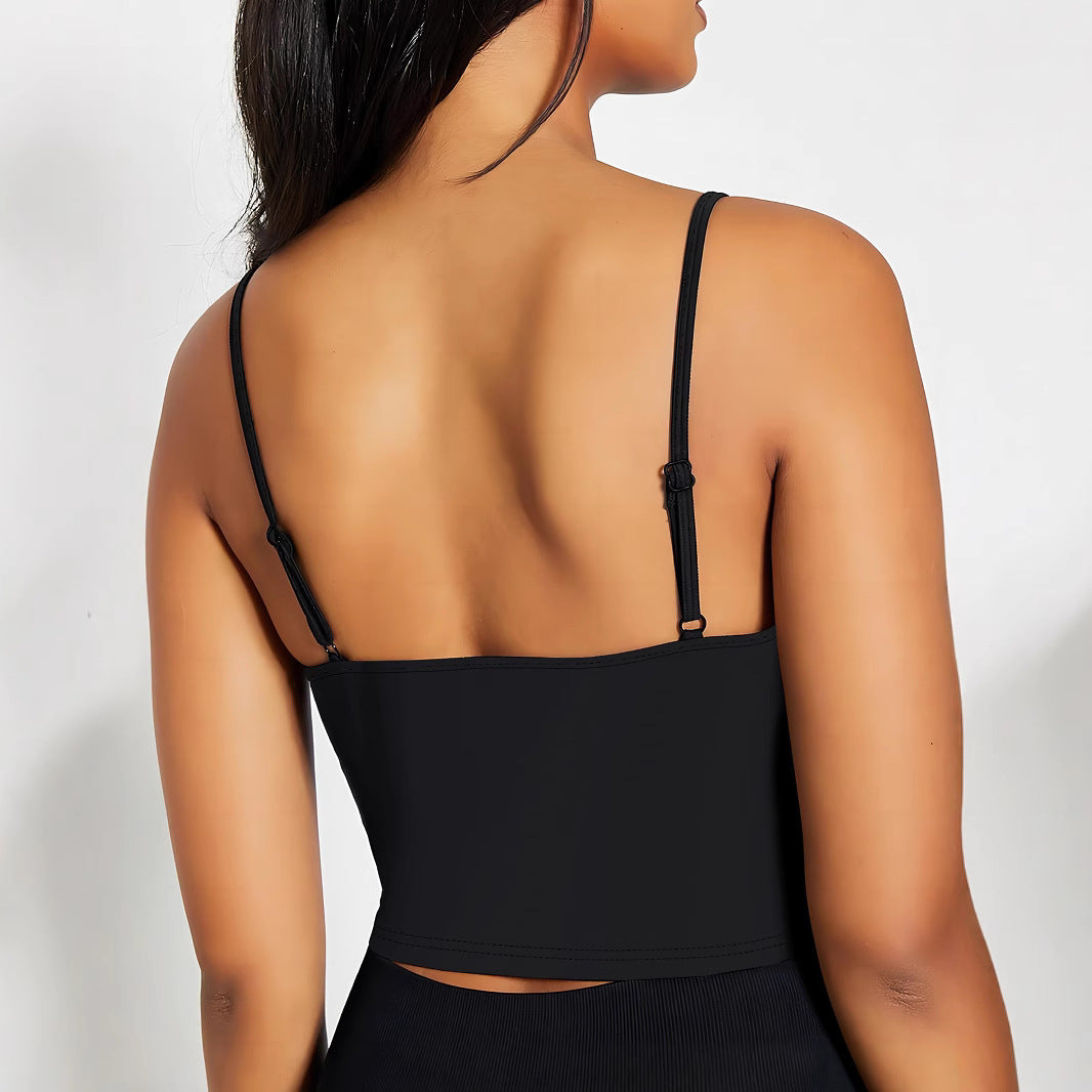Damen Crop-Top mit kreativem Herz-Design Drune