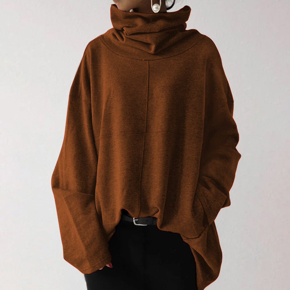 Drune | Trendiger einfarbiger Turtle-Neck Pullover
