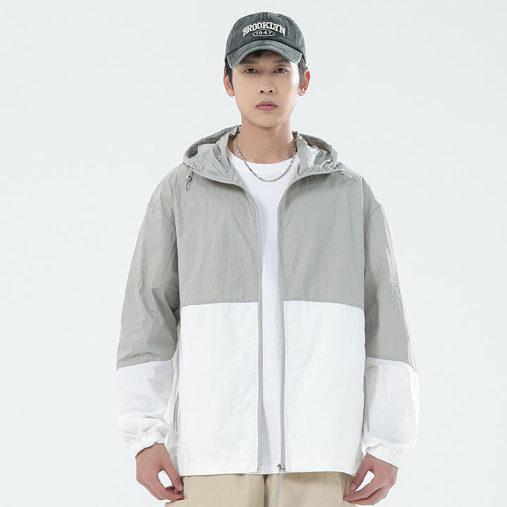Herren Sportliche Windbreaker-Jacke Drune