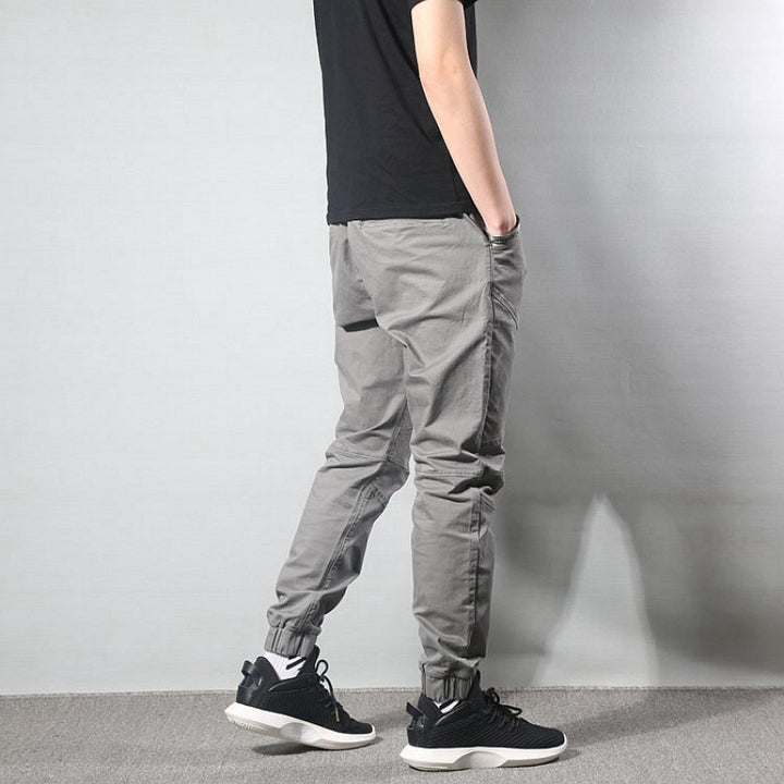 Herren Bequeme Cargo-Hose mit elastischem Bund Drune