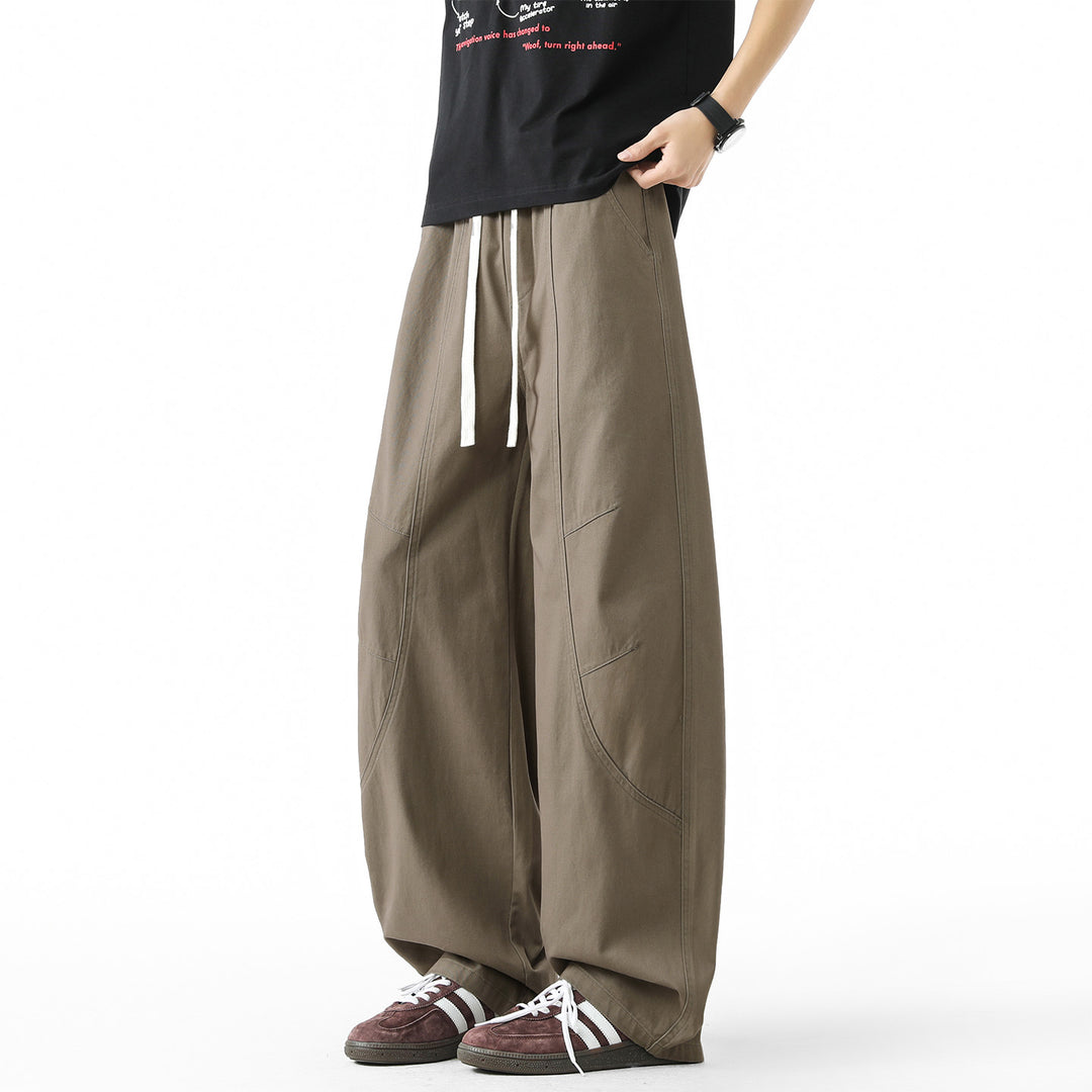 Herren Weite Utility-Cargo-Hose mit großen Klappentaschen & verstärkten Nahtpartien Drune