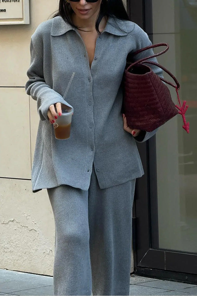 Drune | Royal Mile Strickjacke und Hose Zwei Teiliger Anzug