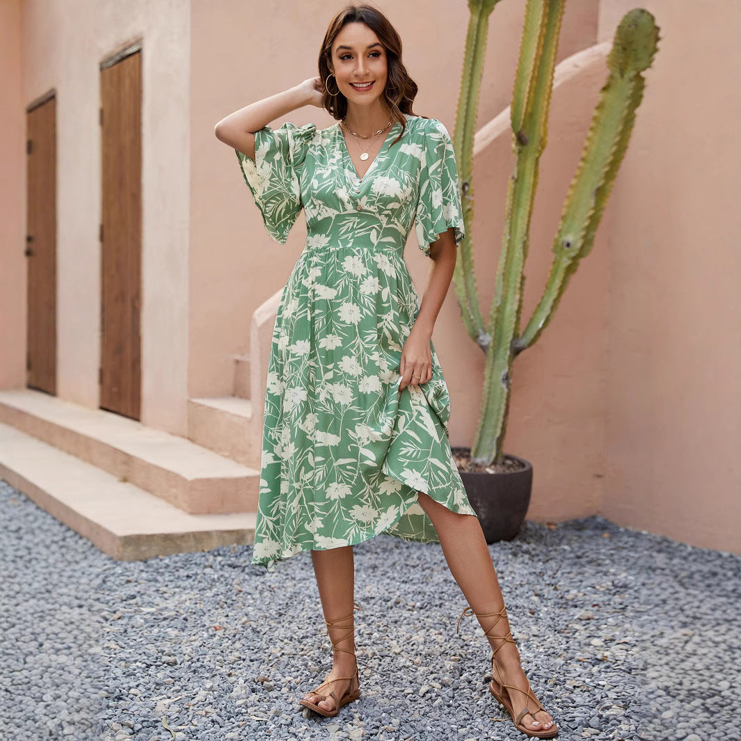Damen Maxikleid Drune