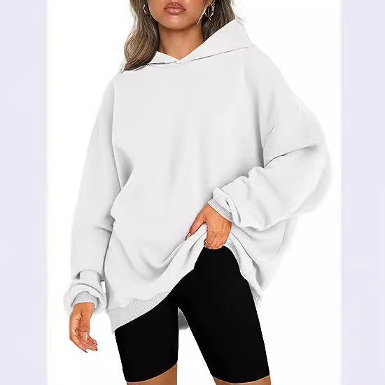 Damen Oversized Kapuzenpullover Drune