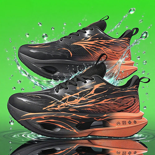 Unisex hydrodynamische Straßen- und Cross-Trainingsneaker mit teilgekapselter Hohlkern-Zwischensohle und reißfestem Ripstop-Obermaterial Drune