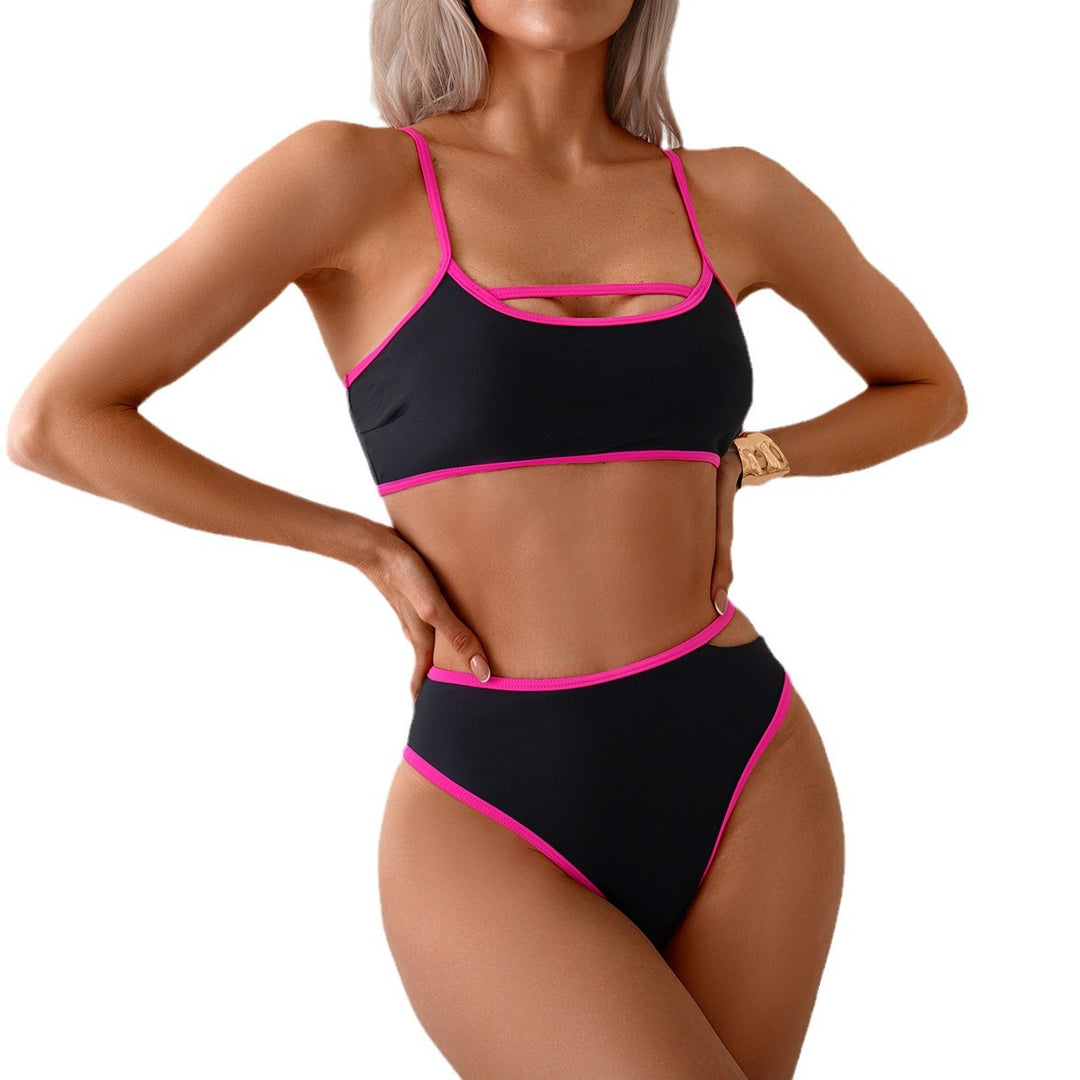 Damen Sportlicher Bikini mit einzigartige Cut-out-Details Drune