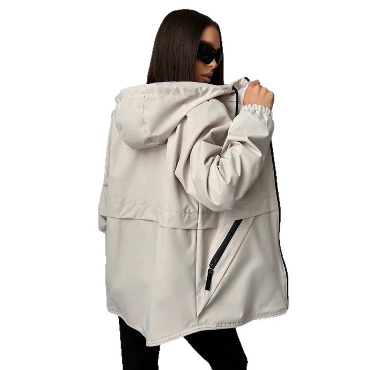 Damen leichte Windbreaker Jacke