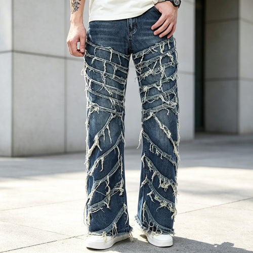 Damen Trendige Ripped Jeans Drune