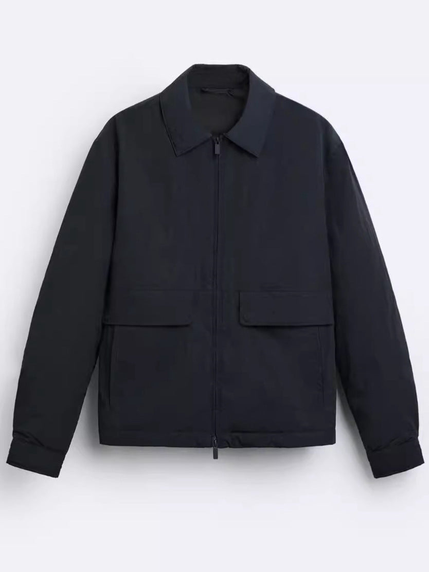 Herren lässige Jacke mit praktischen Taschen und modernem Schnitt Drune