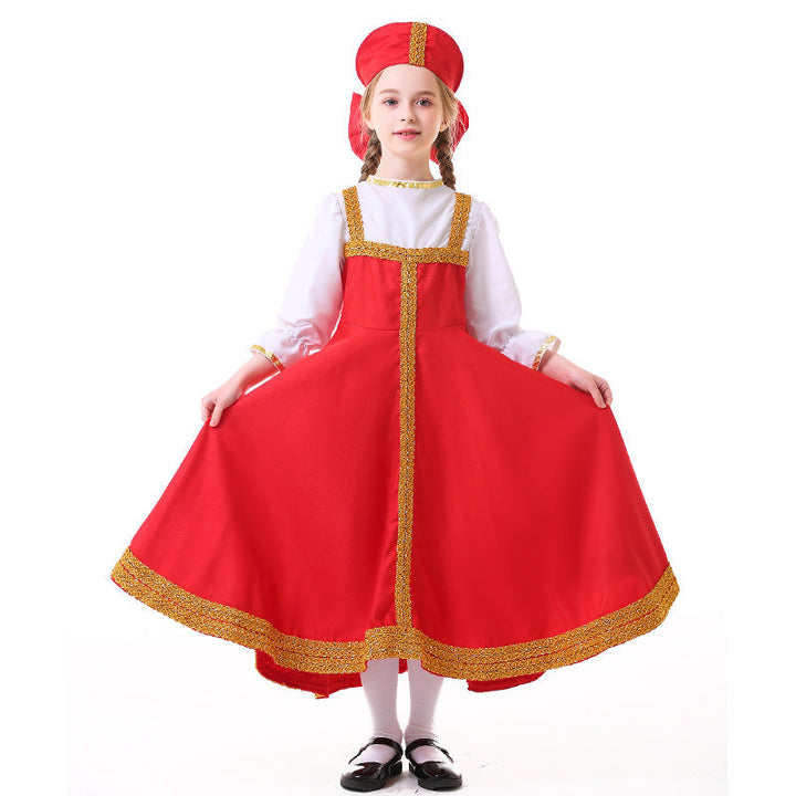 Mädchen Traditionelles Partykleid Drune