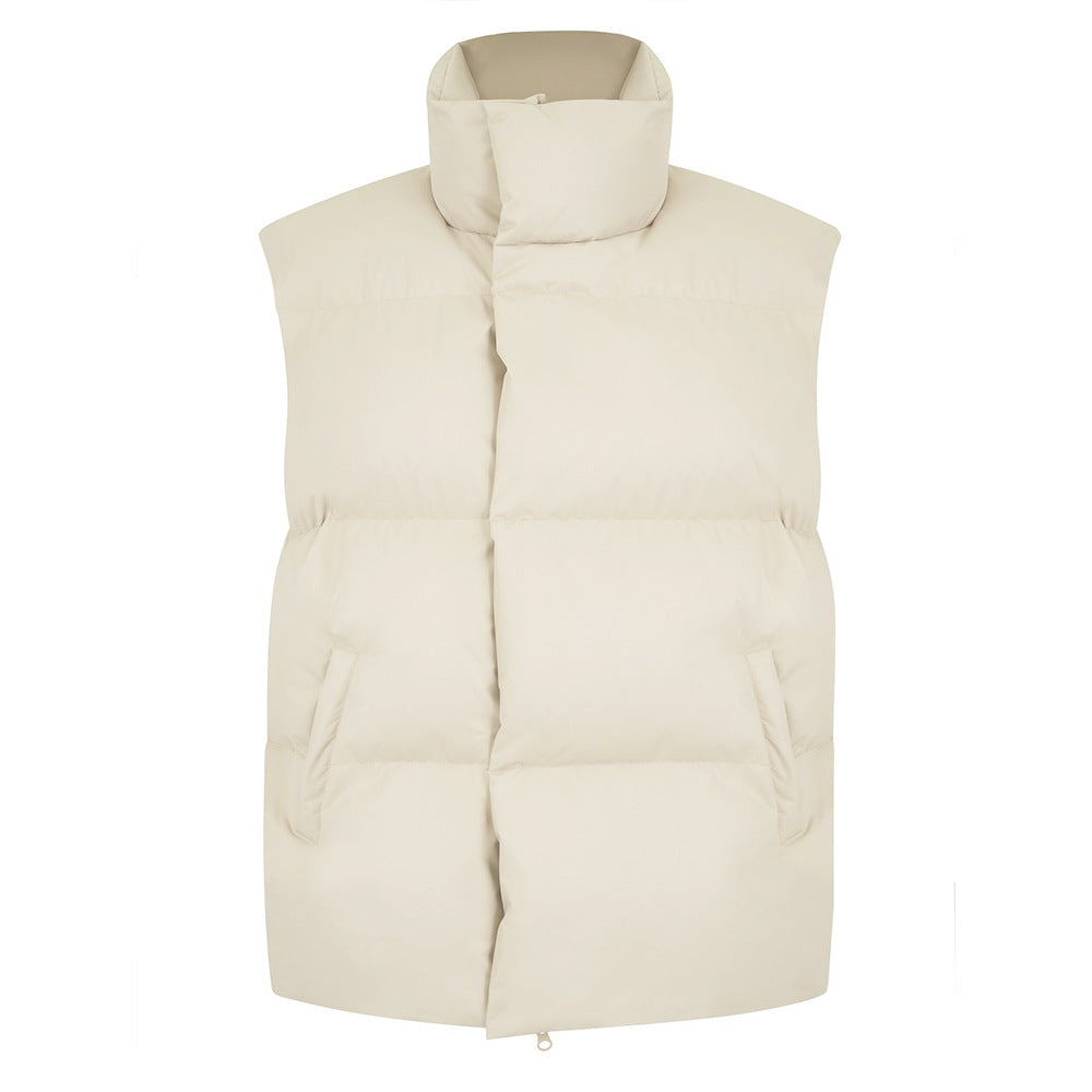 Damen Steppweste mit hohem Kragen und praktischen Taschen Drune
