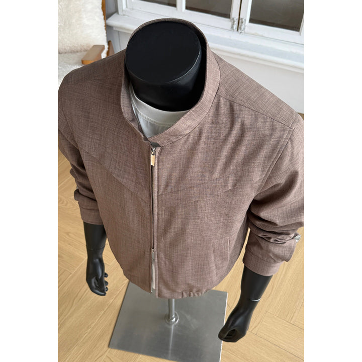 Herren Leichte Übergangsjacke mit hohem Kragen Drune