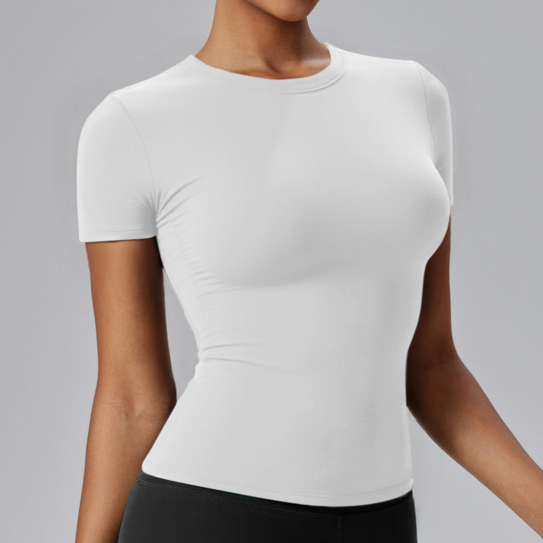 Damen Hochwertiges Fitness-T-Shirt mit elastischer Passform und atmungsaktiven Eigenschaften Drune