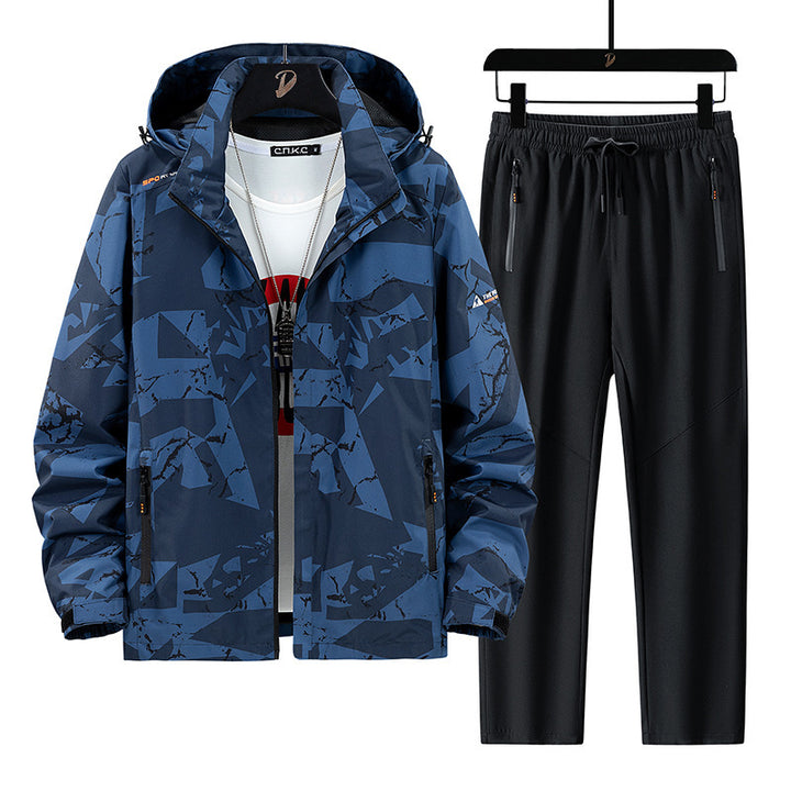 Herren Sportliches Trainingsanzug Drune