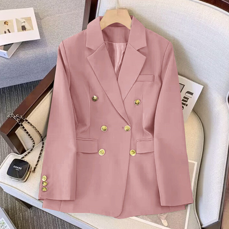 Damen Eleganter doppelt geknöpfter Blazer Drune
