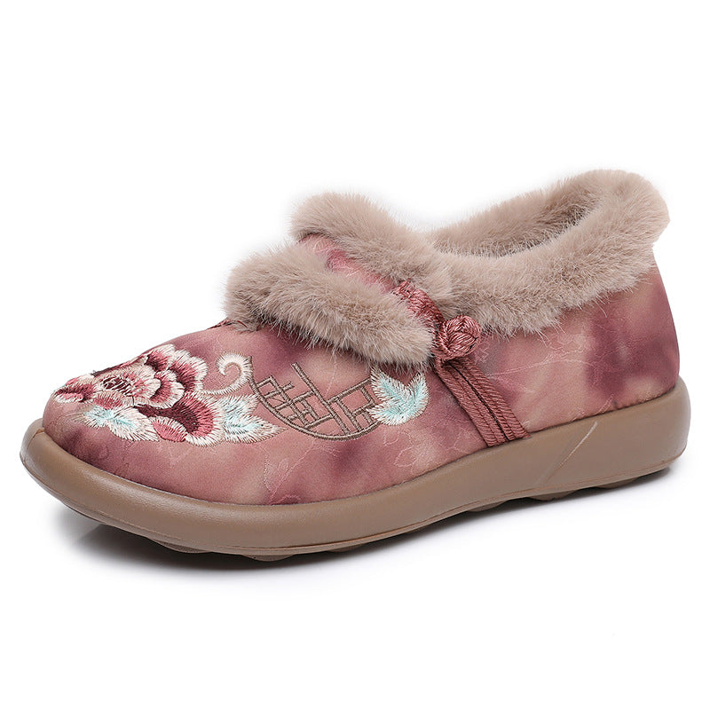 Damen elegante Hausschuh-Design mit warmer Fütterung Drune