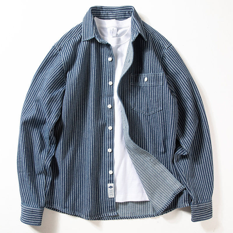 Herren Karo-Hemdjacke aus weichem Baumwollmix Drune