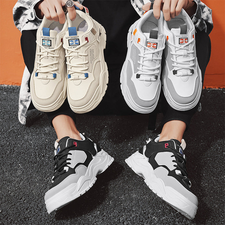 Herren Chunky-Sneaker mit atmungsaktivem Mesh, gepolsterter Plateausohle und technischer Komfortdämpfung Drune