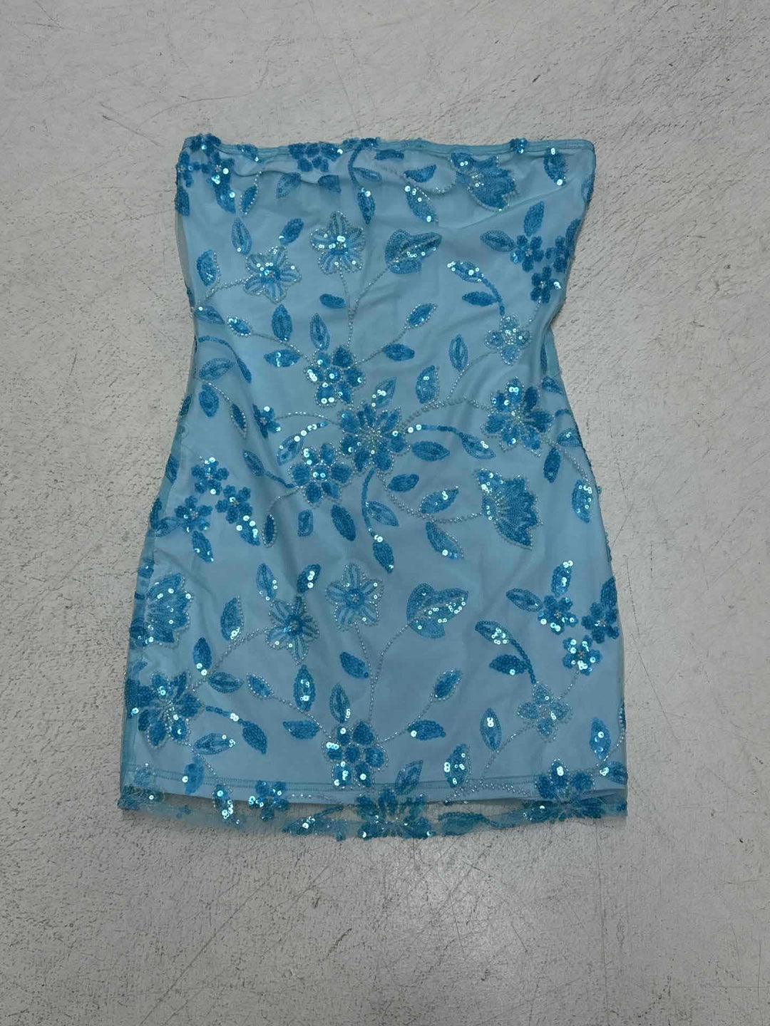 Damen Elegant besticktes Cocktailkleid Drune