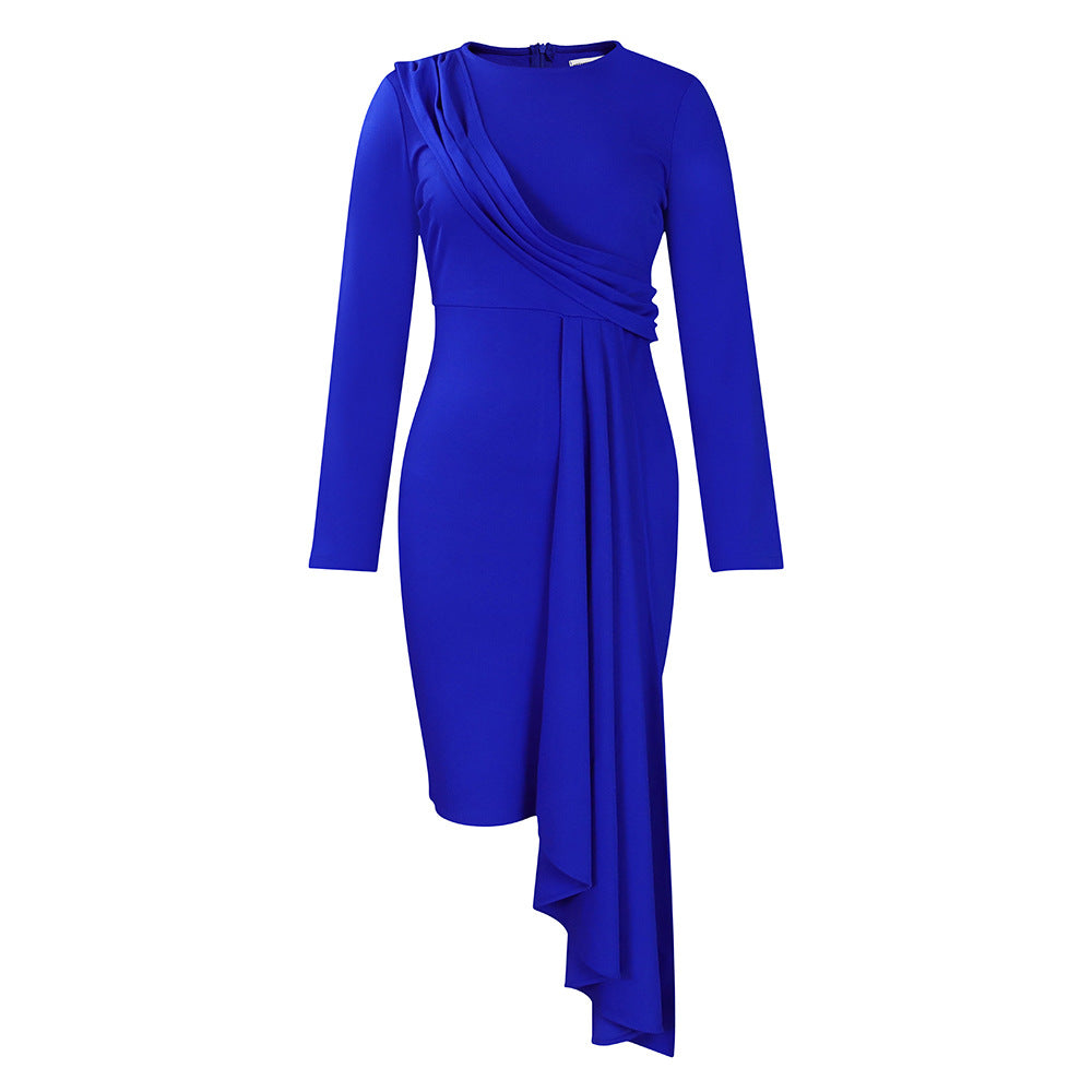 Damen Drapiertes Abendkleid Drune