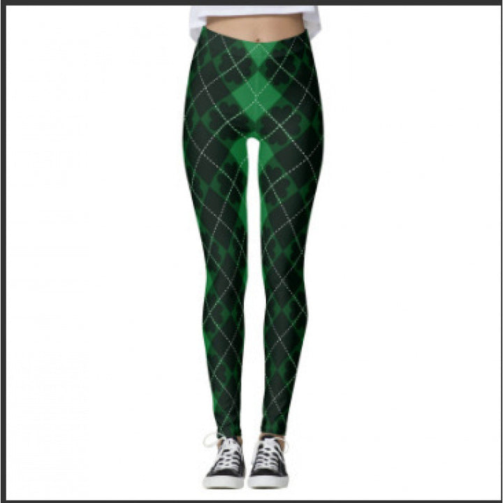 Damen Gemusterte Weihnachtsleggings Drune