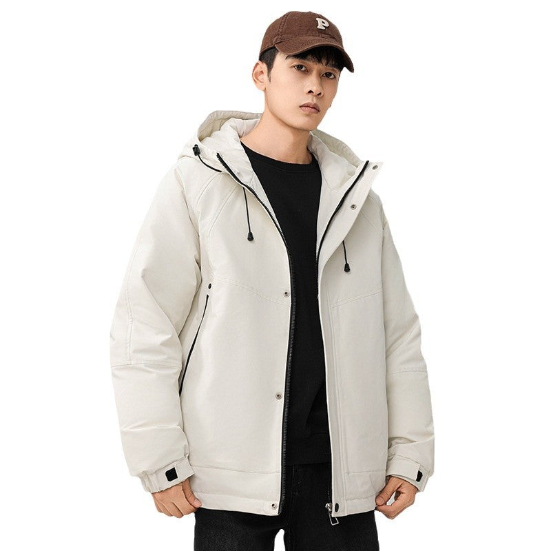 Herren Technische Winterjacke mit verstellbarem Kapuzenkragen Drune