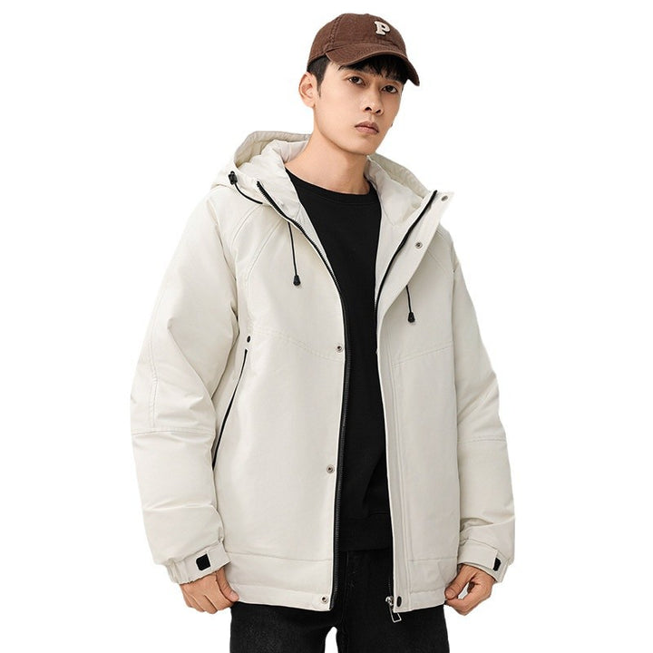 Herren Technische Winterjacke mit verstellbarem Kapuzenkragen Drune