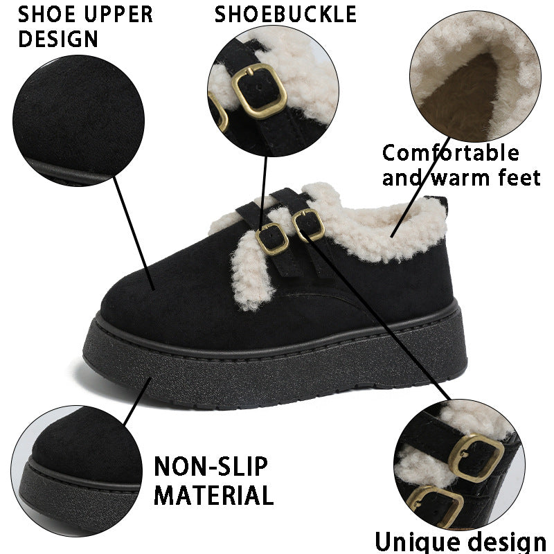 Damen Gefütterte Schnür‑Sneaker mit Kunstfellfutter und Plateau‑Sohle Drune