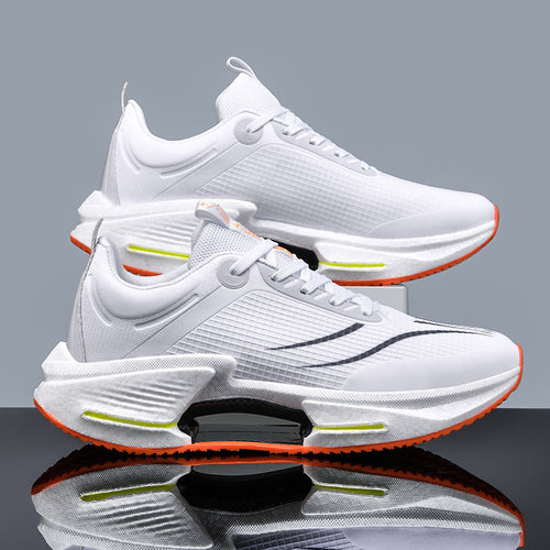 Unisex leichte Straßen-Laufschuhe mit stabilisierender TPU-Fersenkappe, reaktionsfreudiger EVA-Zwischensohle und griffiger Profilgummilaufsohle Drune