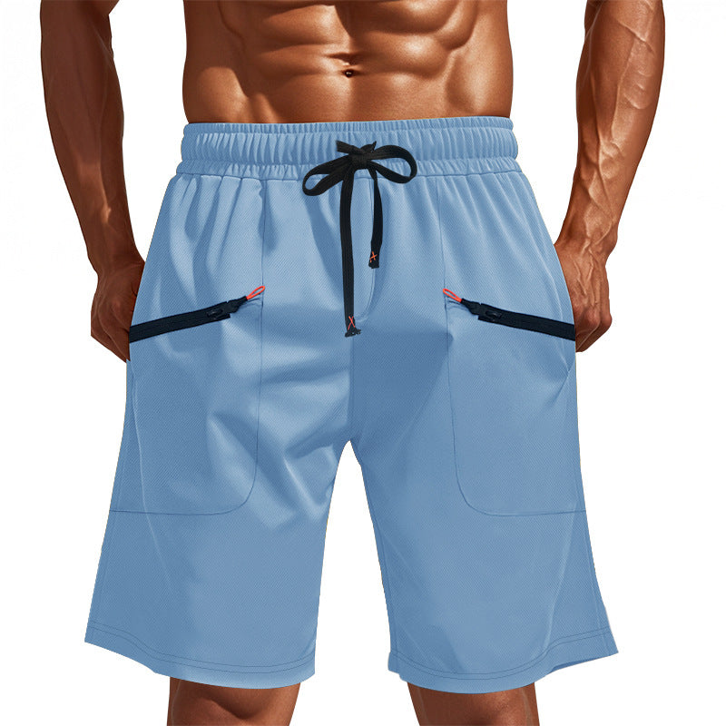 Herren Sportliche Shorts mit vielseitigen Taschen und elastischem Bund Drune