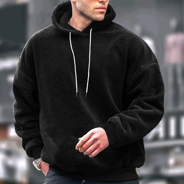 Herren kuschelweicher Kapuzenpullover Drune