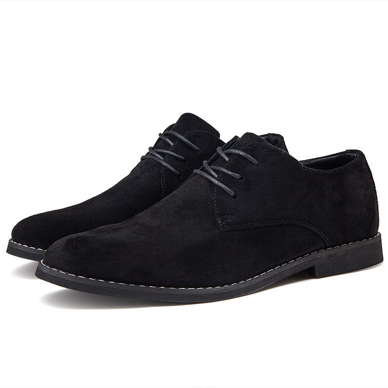 Herren Elegante Schnürschuhe aus weichem Wildleder Drune