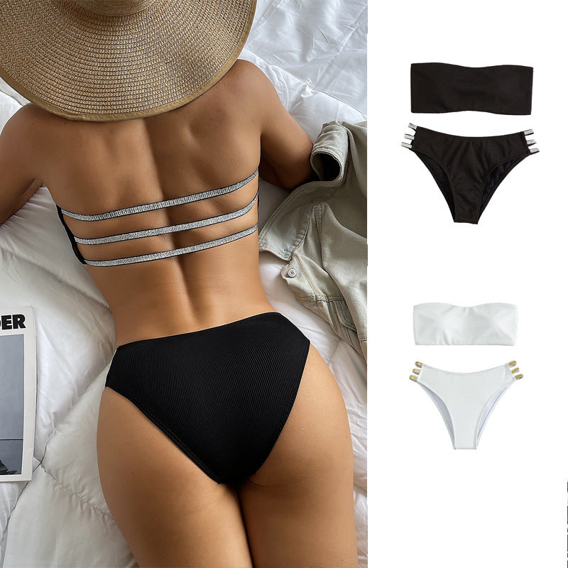 Damen Bandeau-Bikini-Oberteil Drune
