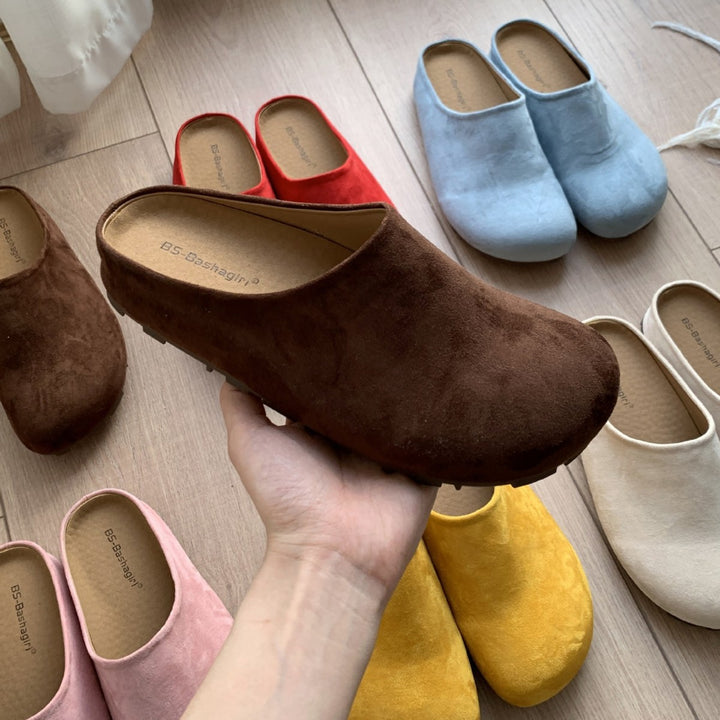 Damen bequeme Clogs aus softem Obermaterial mit ergonomischem Design Drune