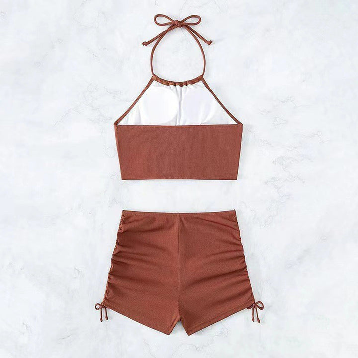 Damen Sportliches Top und Shorts Set Drune