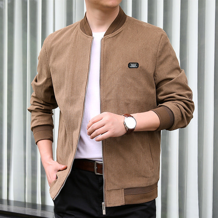 Herren Trendige Cordjacke Drune