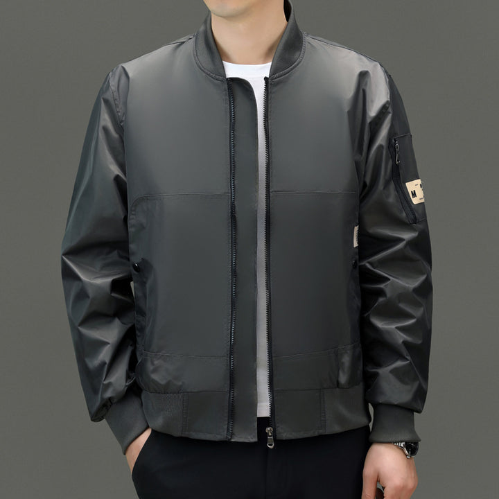 Herren Sportliche Bomberjacke mit funktionalen Taschen und elastischen Bündchen Drune