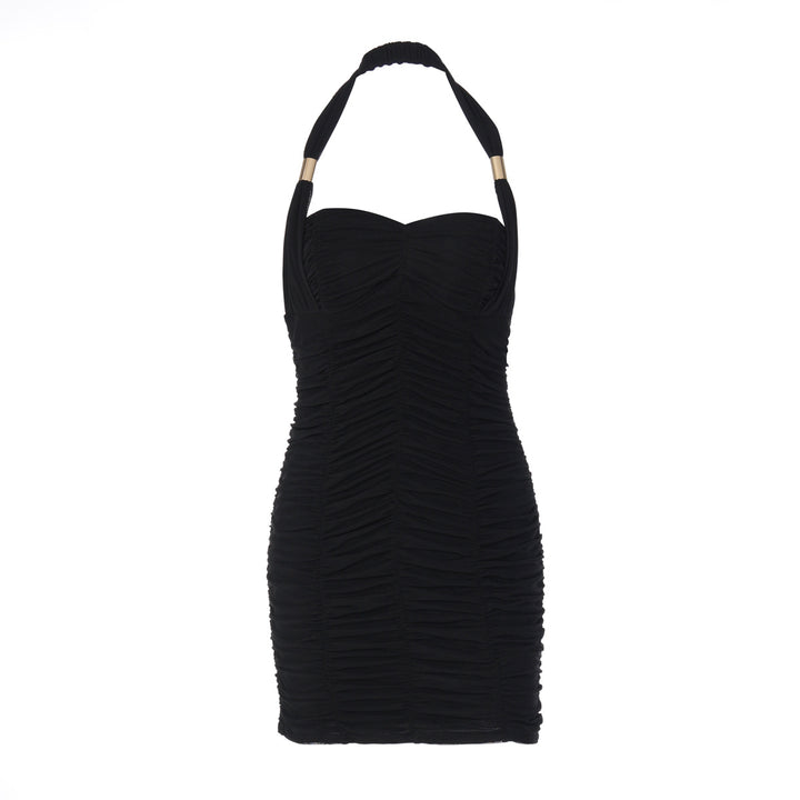 Damen Figurbetontes Korsettkleid mit Raffungen Drune