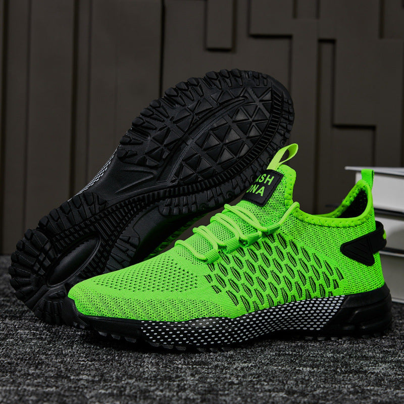Herren Strick-Sockensneaker für Training und Trail mit robuster Profilsohle Drune