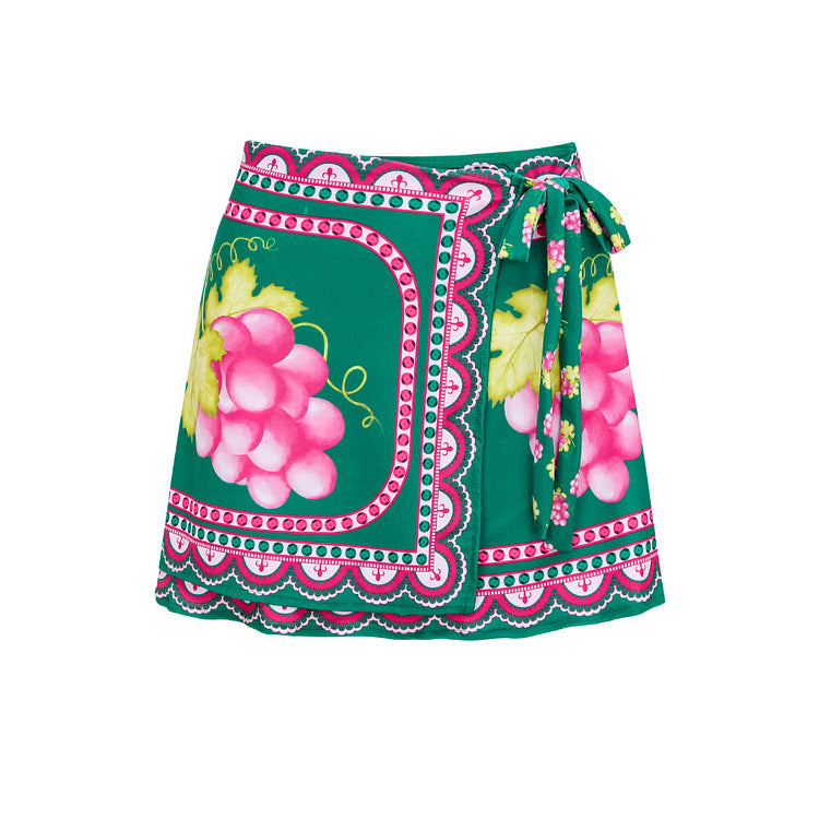 Damen Stylish Elegantes Badeanzug- und Rockset Drune