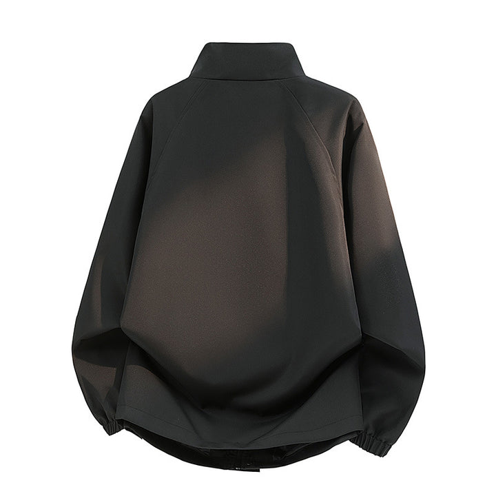 Damen Leichte Oversize‑Übergangsjacke ohne Kapuze mit Kordelzug, Pattentaschen & elastischen Bündchen Drune