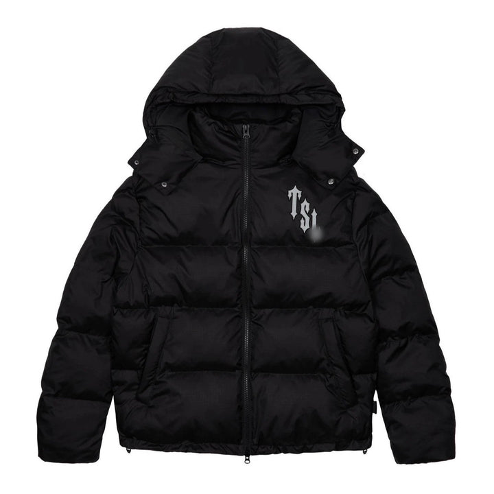 Herren Trendige Daunenjacke mit Kapuze