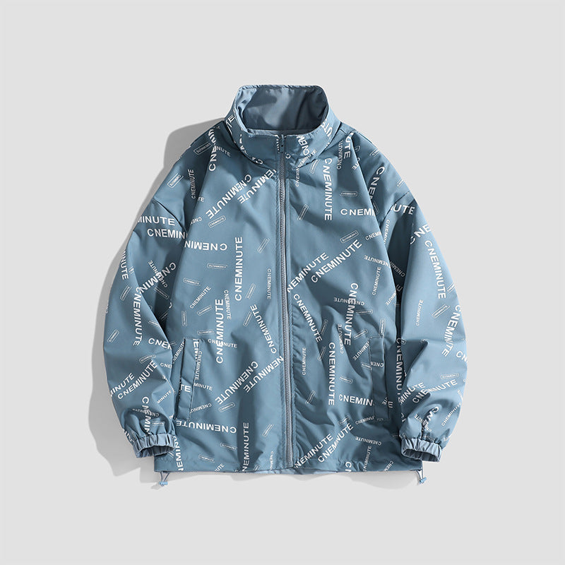 Damen leichte Windbreaker Jacke Drune