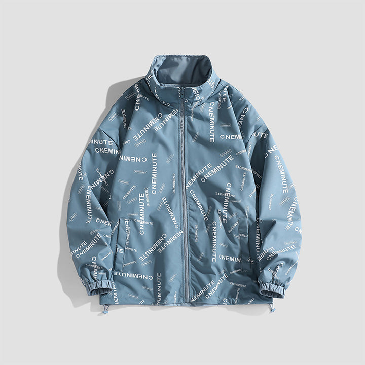Damen leichte Windbreaker Jacke Drune