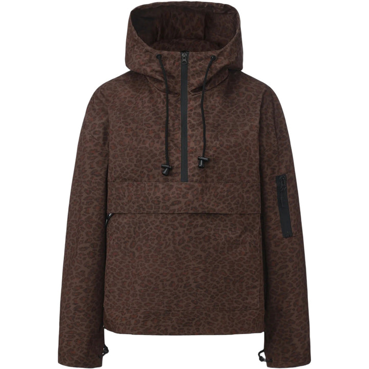 Damen Stylische Anorakjacke mit Kapuze