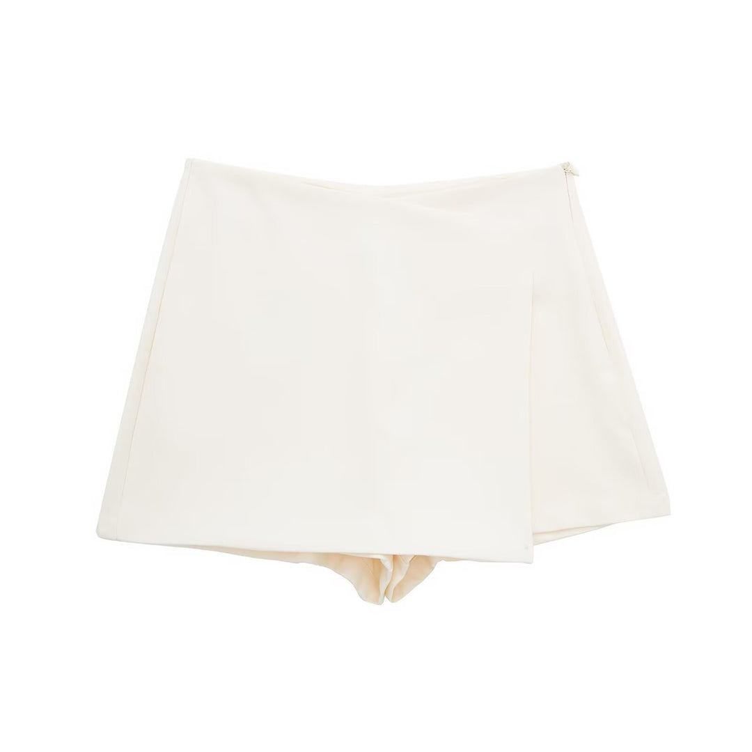 Damen sportliche Shorts mit elegantem Layering-Design Drune